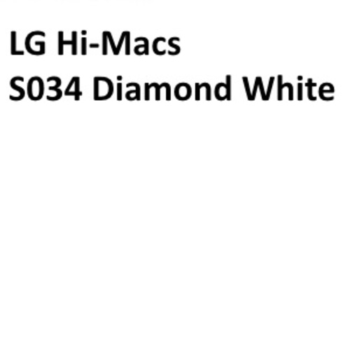 Lg hi macs s034 diamond white